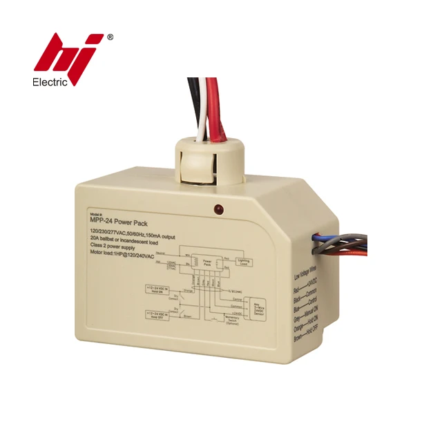UL 20Amp Super Duty Power Pack for Occupancy Sensors with Relay Connected