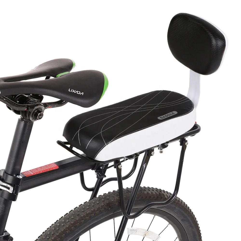 Low-cost bicycle Double seat PU leather bicycle child safety seat bicycle spare seat