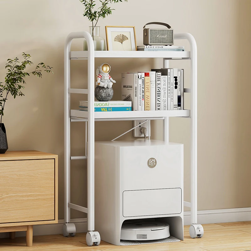 Cabinet Above Sweeping Robot Cobos Stone Cloud Whale Rear Gap Storage Shelf Furniture Holders Racks for Living Room Floor Type