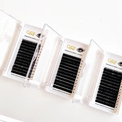 YY Eyelashes Extension Lashes Black D Curl 0.05mm 15mm Lash Volume Extension Easy Fans Y Shaped Premade Soft Eyelashes Supply