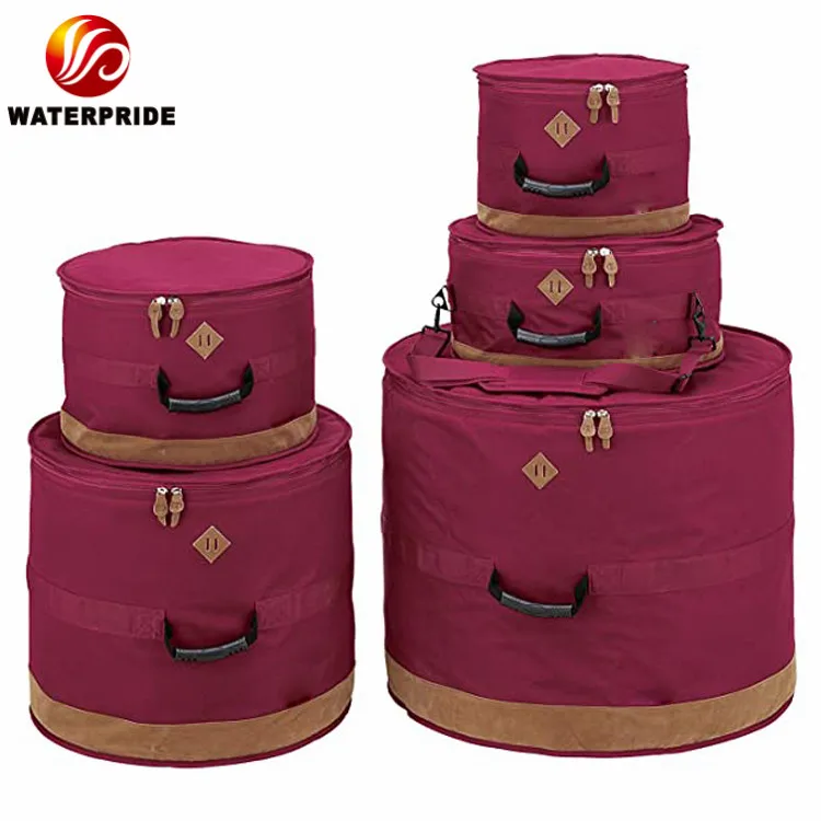 Customize 2023 drum bag Durable Nylon Drum Case Wholesale Stylish Portable Drum Set Bags with Sturdy Hand Carry