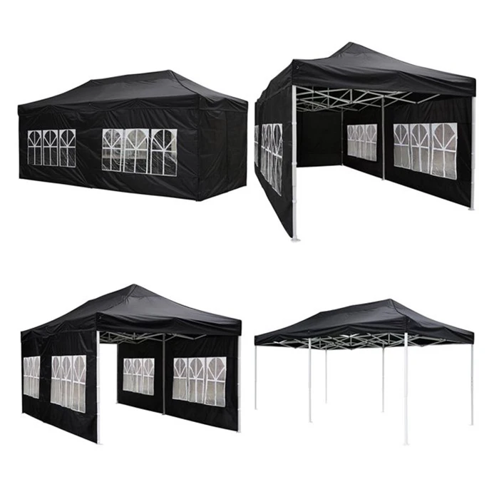 Steel Frame Folding Canopy Pop Up Tent Waterproof Event Shelter