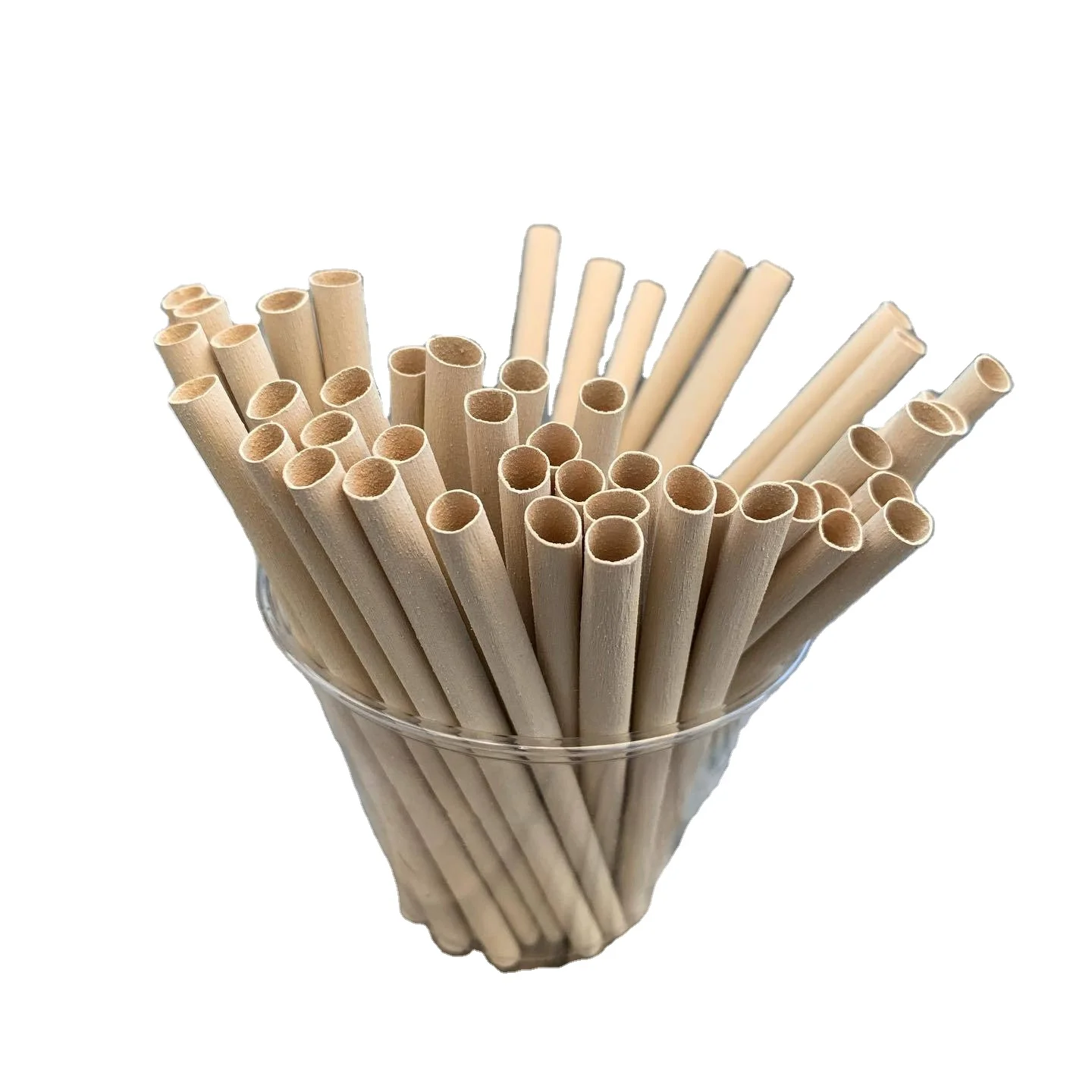Environmentally Friendly Zero Waste Natural Organic Bamboo Straws for Drinking