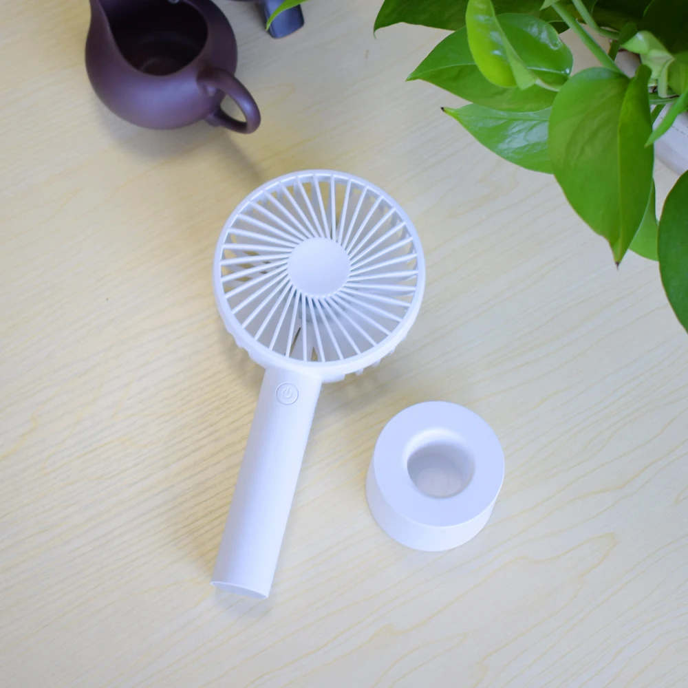 Battery Mini Hand Fans Table Installation USB Rechargeable Fans