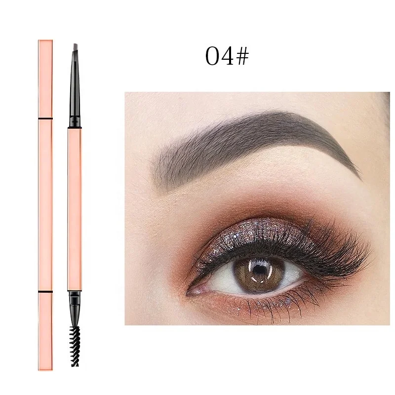 5 colors cheap eyebrow pencil vegan cruelty free lasting new formulation skin-friendly black eyebrow