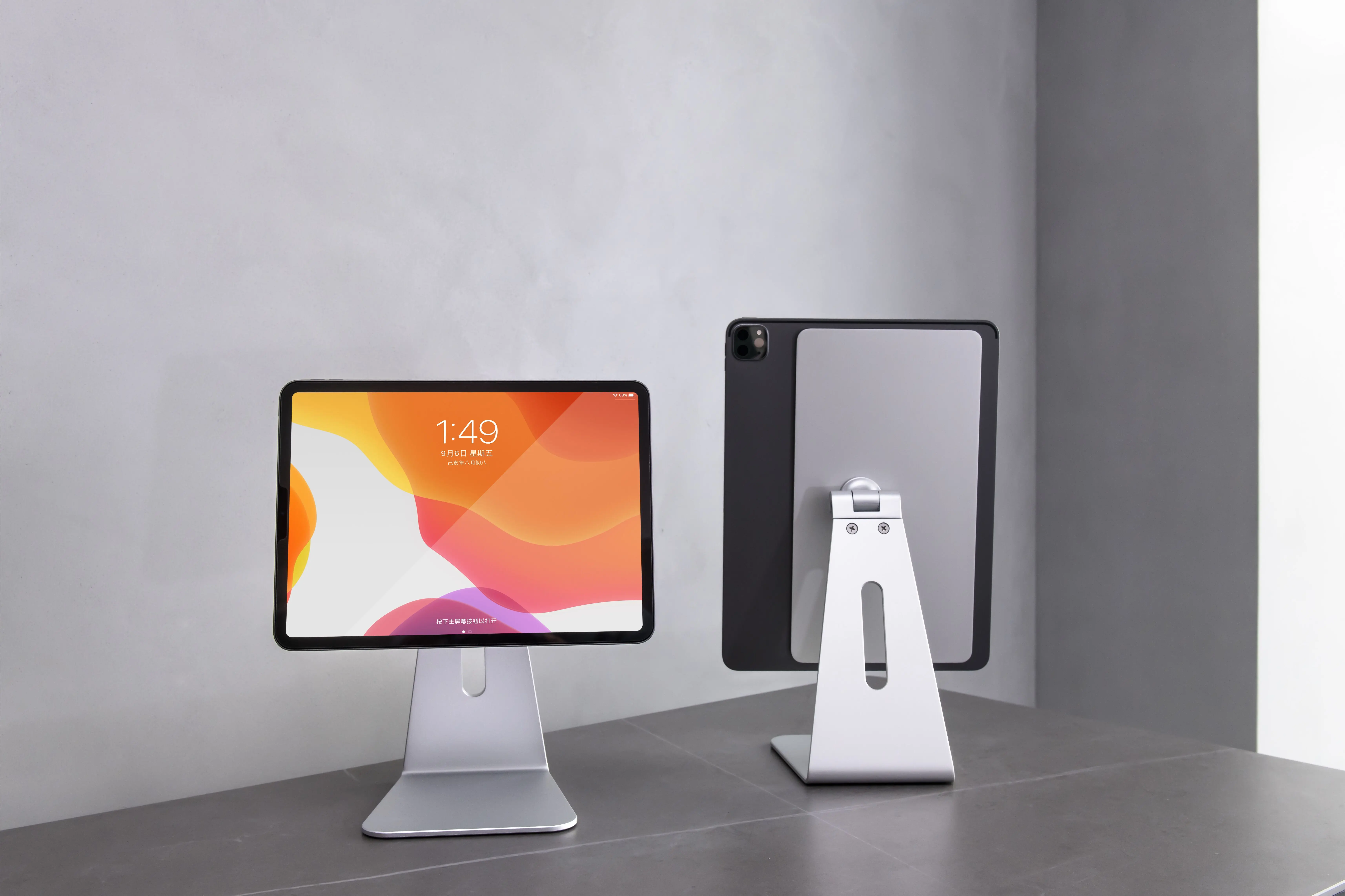 New wholesale desktop alloy metal portable ergonomic desk tablet pc notebook computer holder aluminum laptop stand for ipad