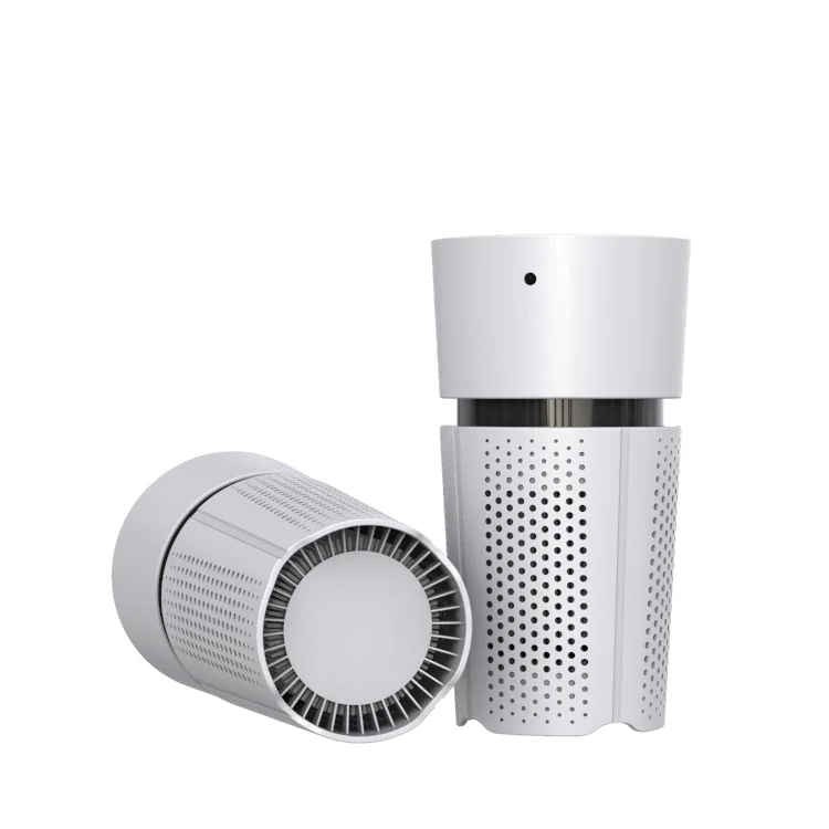Factory Wholesale Car Air Purifier with HEPA Filter, with USB Supply Source,for Bedroom & Office