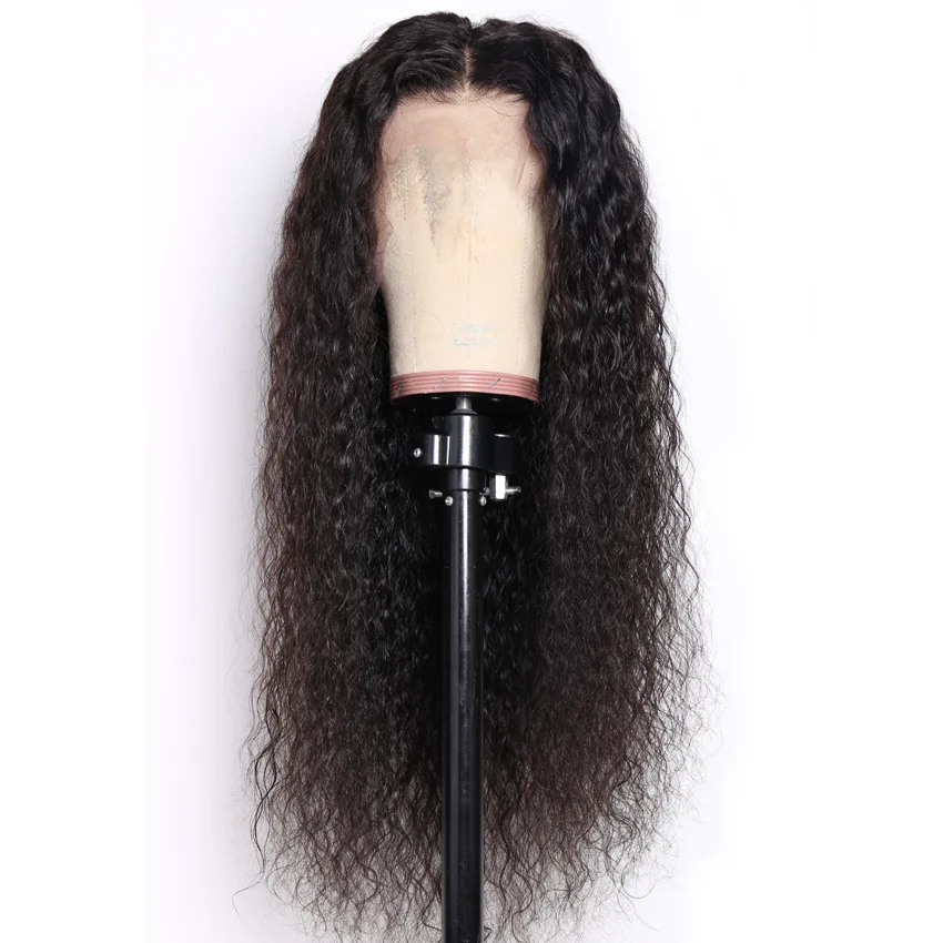 Human Hair HD 360 Lace Wigs Deep Curly Bob Wig Style Pre Plucked Frontal Lace Wig for Black Hot Selling 100 Brazilian Women Dark