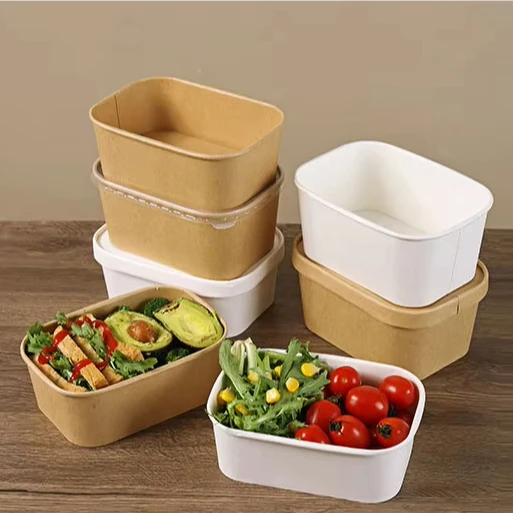 Food Grade Takeaway Box For Pasta Take Out Paper Container Food Grade Paper Boxes Hot Pink