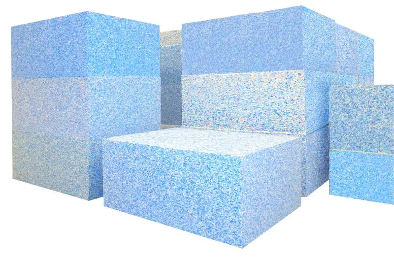 Матрас с ребондированной пеной для изготовления пены используемой диванных подушек и поролоновых