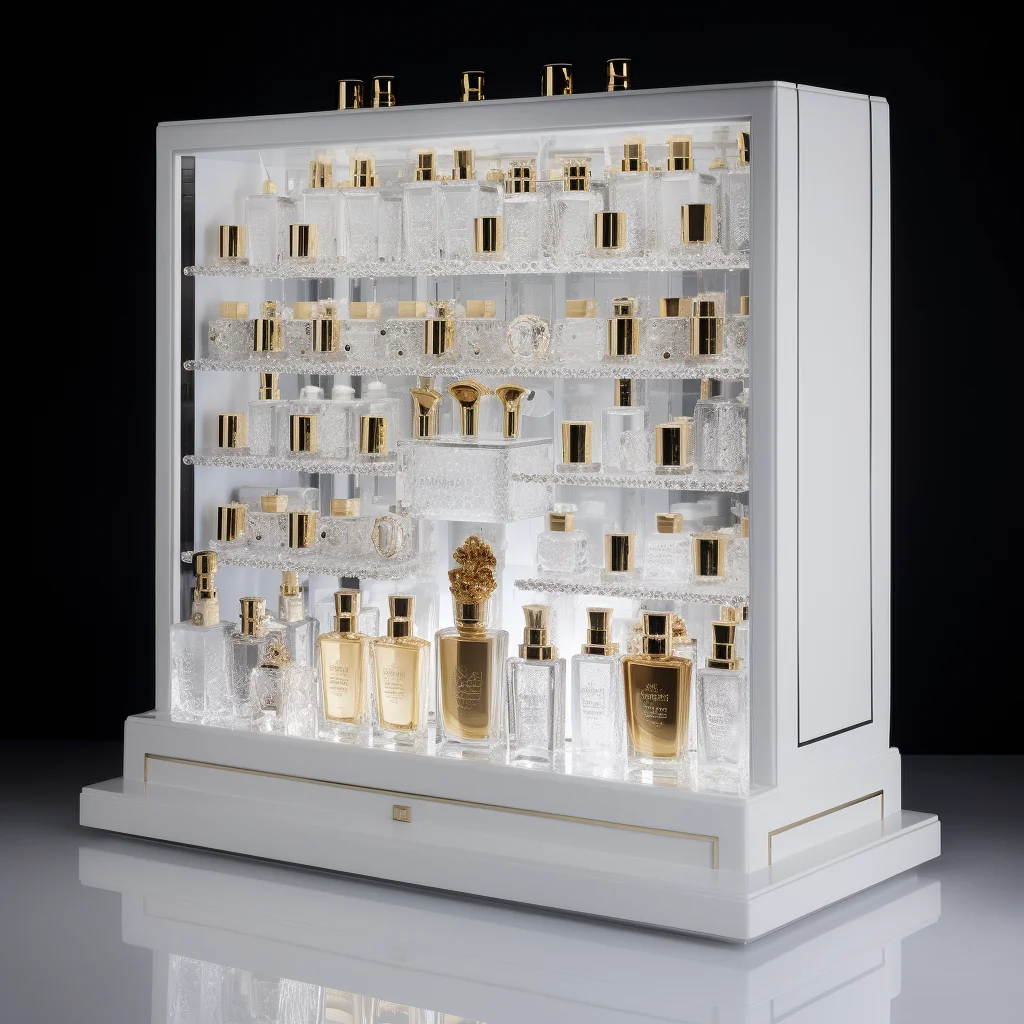 Modern Design Customized Retail Shop Cosmetic Rack Makeup Display Stand for Store