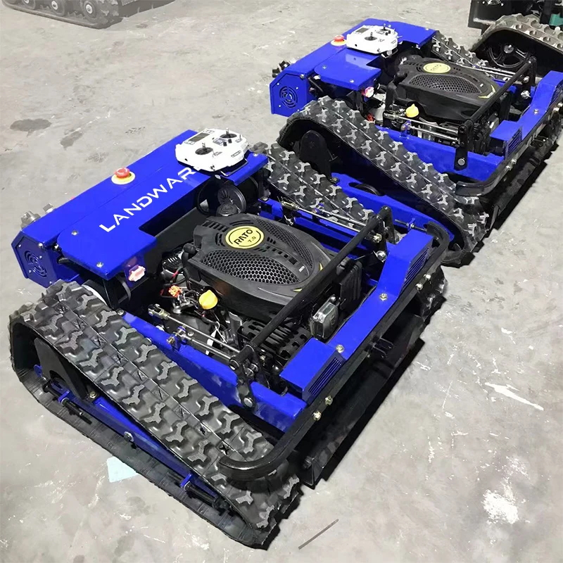 Cheap Smart Electric Wireless Remote Control Lawn Mower Robot With Strong Climbing Ability Lawn Mower Robot Machine