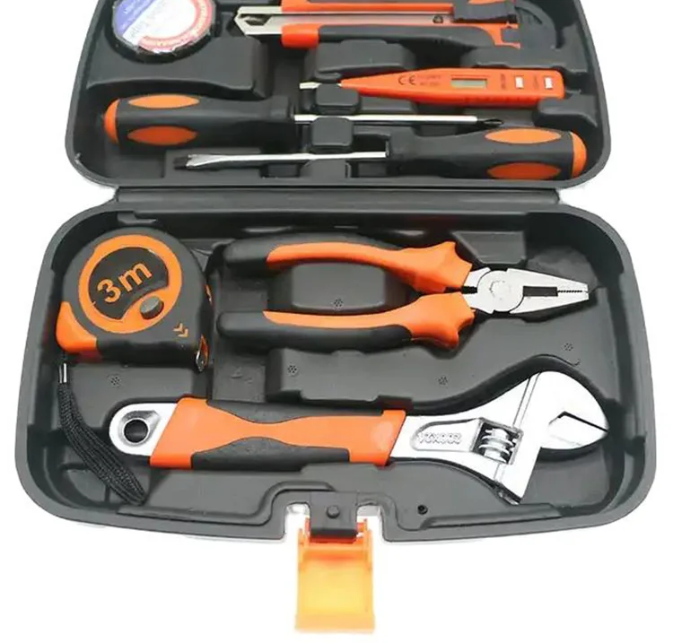 customize handy household universal mini screwdriver and hammer hand tools set box for ladies women