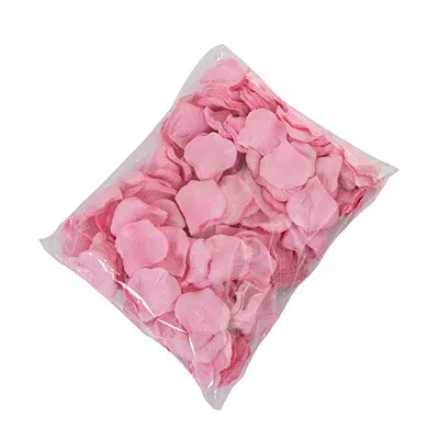 100 pills artificial rose petals flower silk rose petals for wedding decoration rose petal