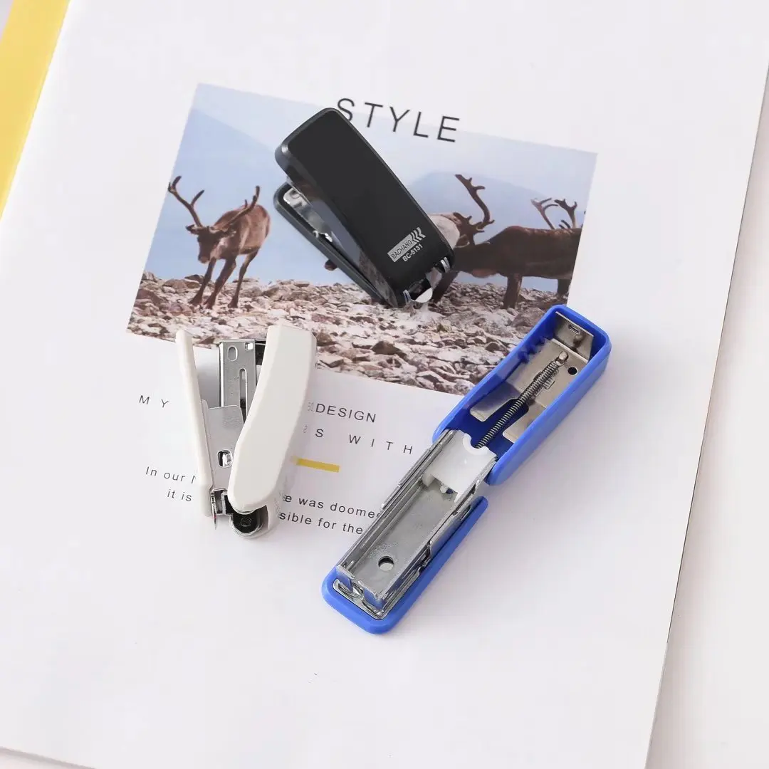 Manufacturers Direct Supply 5131 Metal Stapler Metal Multi-Function School Stationery Small Portable Paper Notebook Book Stapler
