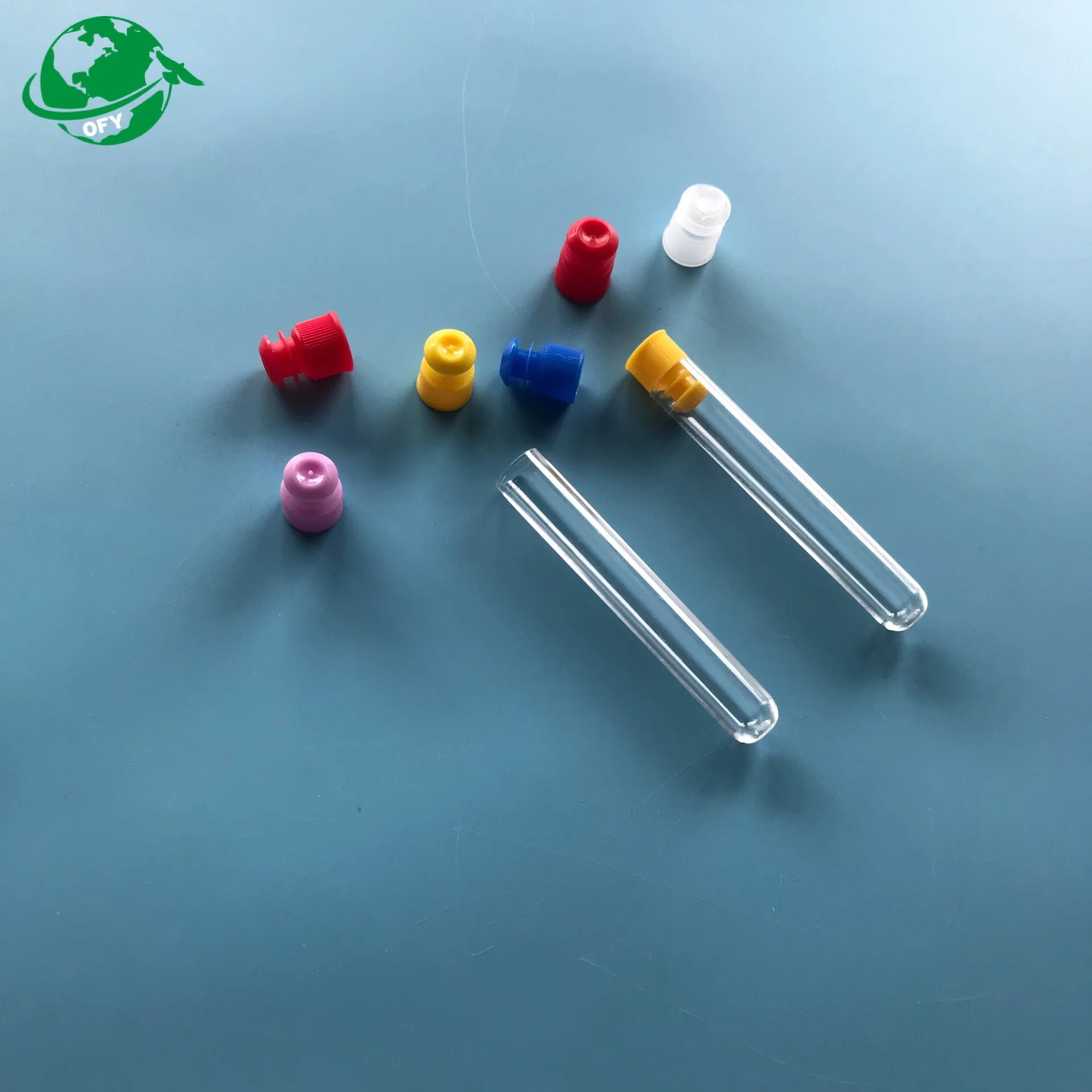 China suppliers plastic tube 12*75 5ml 10ml laboratory uses medical  plastic test tube of different types