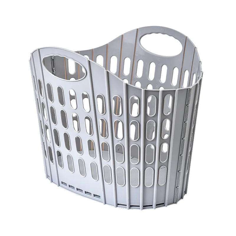 Hot sales Foldable laundry basket can be wall-mounted hollow dirty laundry hamper