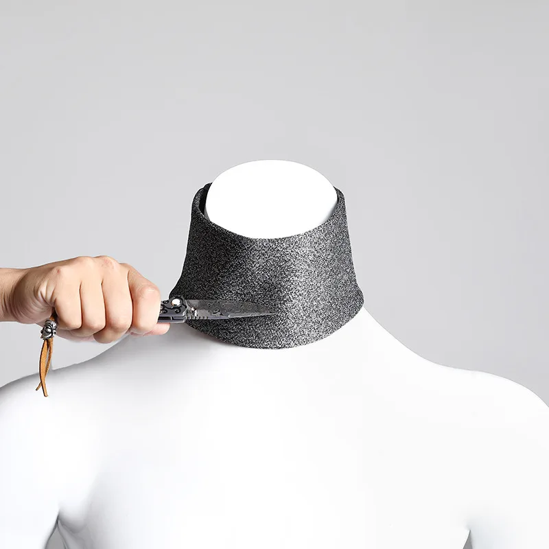 HPPE Cut Resistant Durable Anti cut Neck Guard A5 For Work Protection Safety Neck Sleeve One Size Fits All