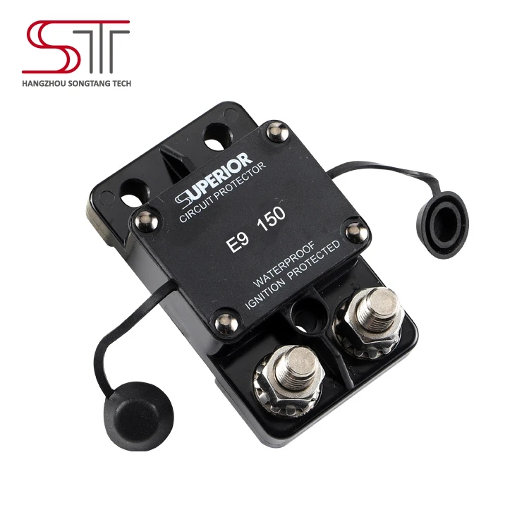 E9A 150 Amp Wide Surface Mounting stud type auto reset car circuit breaker