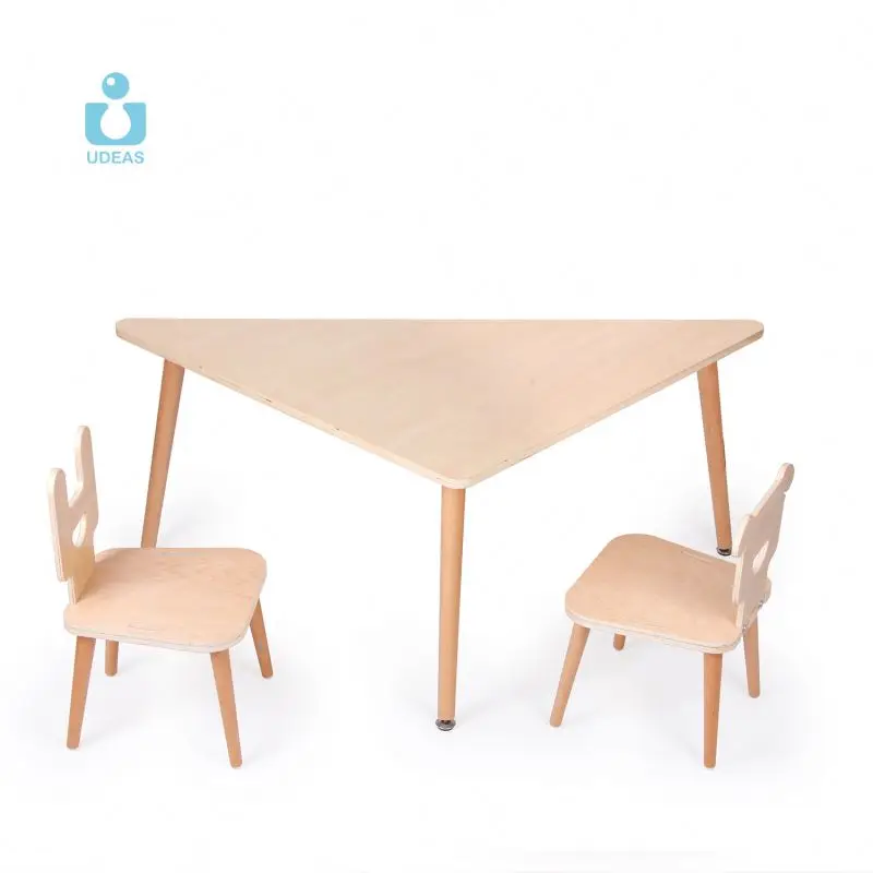 UDEAS Montessori Kindergarten Children Furniture Sets Kids Children Study Furniture Tables and Chairs Set