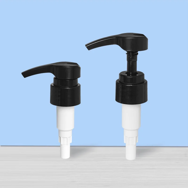 Cosmetic with lotion pump 28mm lotion pump nozzle dispenser suppliers plastic black lotion pump 28mm