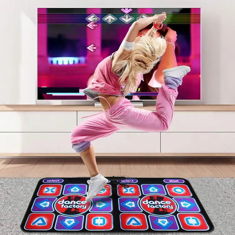 Многофункциональный портативный двойной Беспроводной коврик для танцев 30 мм, игровое одеяло, устойчивое танцевальное покрытие