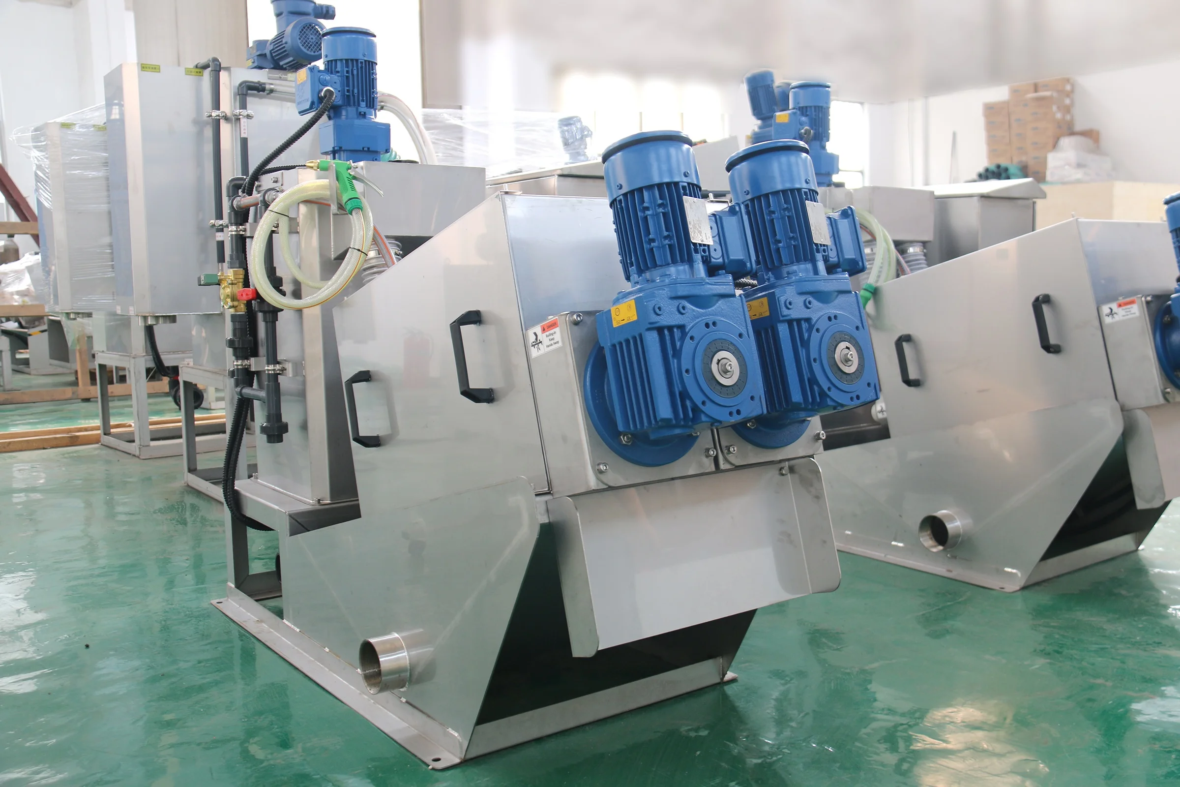 Sludge Dewatering Press Screw type  Dewatering Sludge Press Machine
