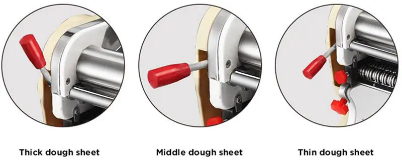 DHH-200A  Small homeuse pasta dough rollers machine rice vermicelli extruder