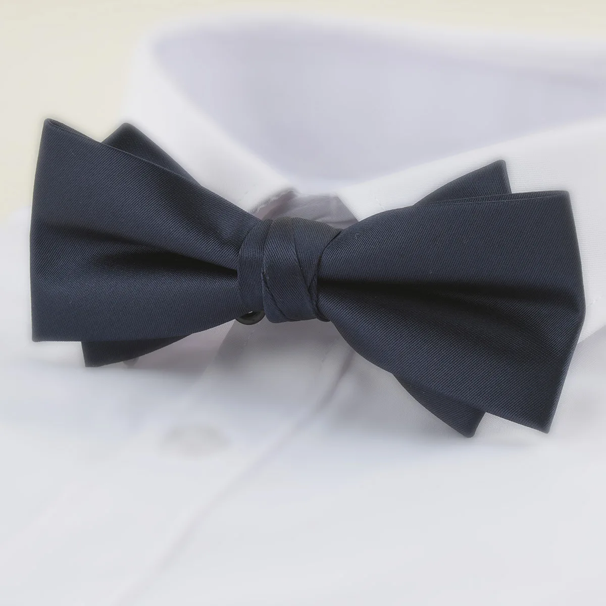 Best Sell Bow Ties For Men Handmade Casual Party Self Tie Bowties Solid Noeud Papillon Slim Wedding Kids Bow Tie With Box