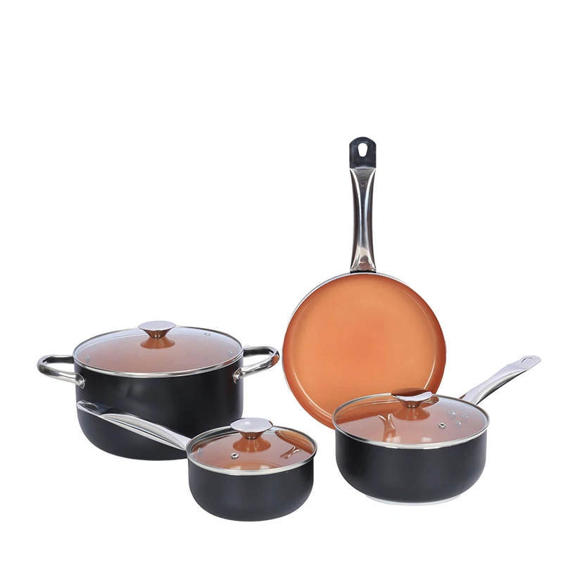 High Quality Aluminum Ceramic Non-stick Cookware Sets Kitchen milk Pan