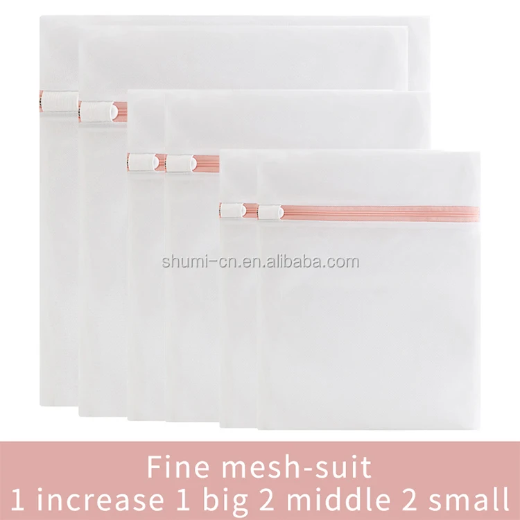 Sell by set machine wash bag for laundry 3d wash bags for washing machines filter bag