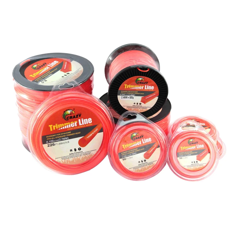 hot selling brush cutter spare parts manufacturer power string trimmer nylon blade grass trimmer line for cutting grass