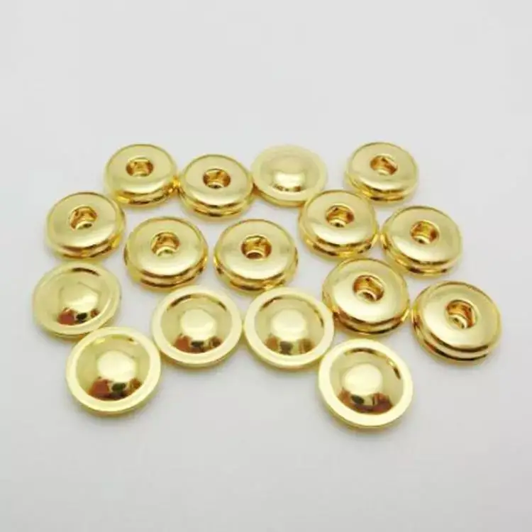 medical gold Ag/CI Nickel plated 2.5mm 3.5mm 4.0mm female ECG buckle connector standard ECG button