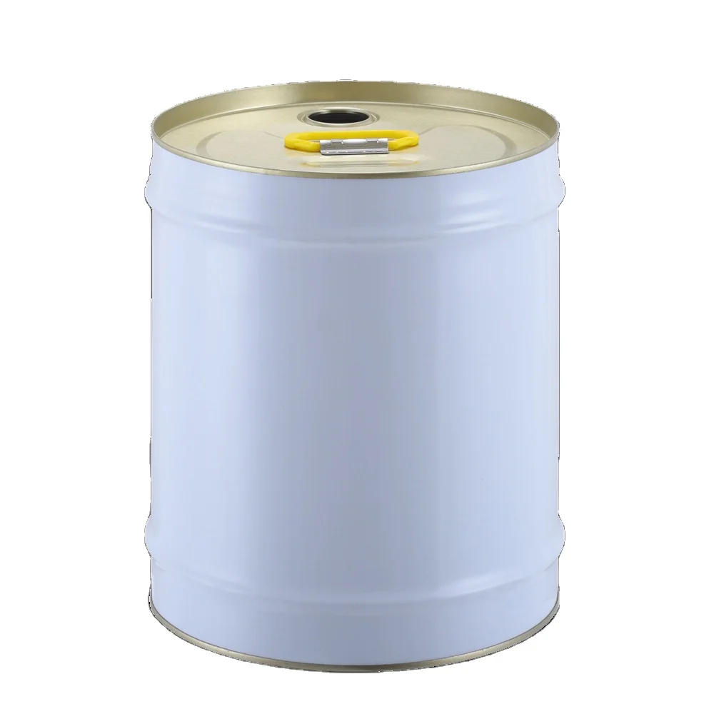 
20L PVC Glue Adhesive Tin Paint Can Tank Pail Oil Barrel With 42mm Spout 