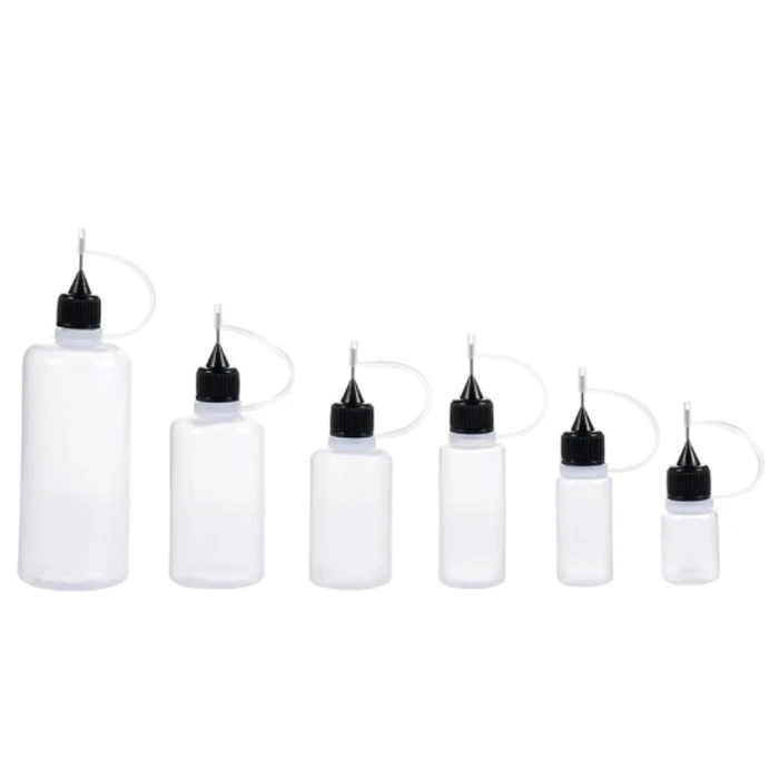 Пластиковые бутылки-капельницы 5/10/15/20/30/50/60/100/120 мл с пищевым наконечником