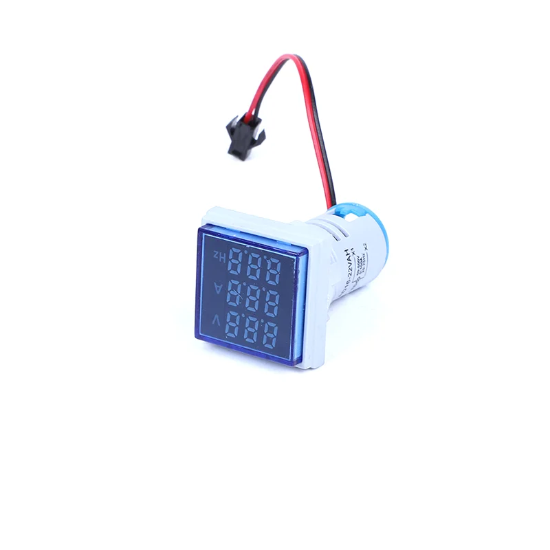 High quality frequency meters 3 in 1 digital meter AD16-22VAH 20-75Hz 0-100A 60-500V digital voltmeter ammeter
