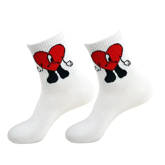 Factory price wholesale custom logo bad bunny socks
