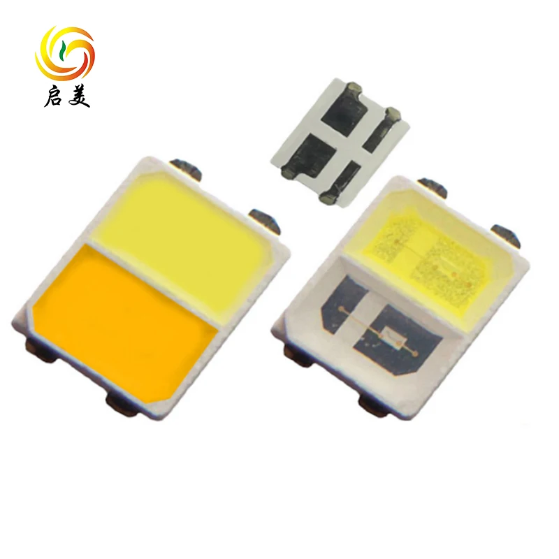 Double Color 2 In 1 Dual CCT Cool  White 0.2W 0.5W  Bi-color Smd Led For Smart Homeappliance 2835 White+Warm