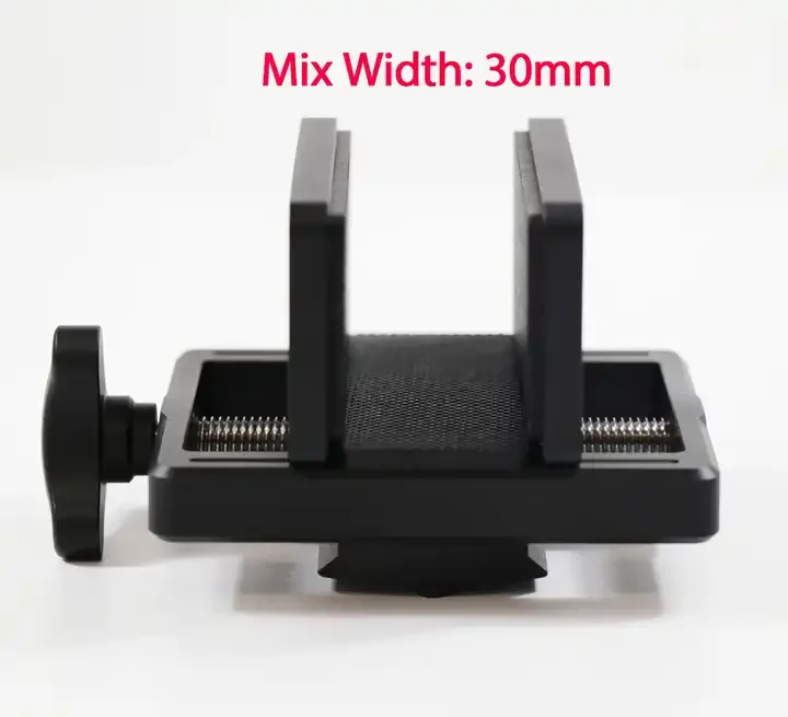 Universal Clamp Aluminum Tripod Mount Adapter Precision Clamp Saddle Shooting Rest for Hunting, Shooting and Outdoors