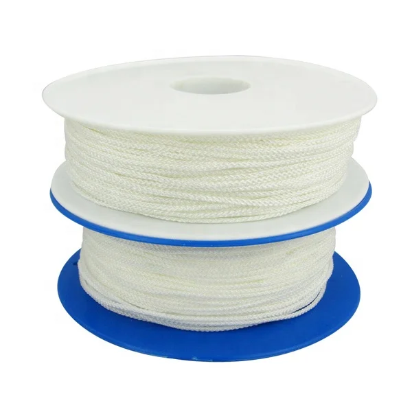 Eco-friendly 3mm White Nylon Braided Rope Use for Construction String