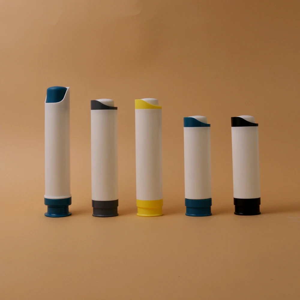 Plastic Oval Toothpaste Tube Cosmetic Packaging 50ml 80ml 100ml Airless Toothpaste Tube