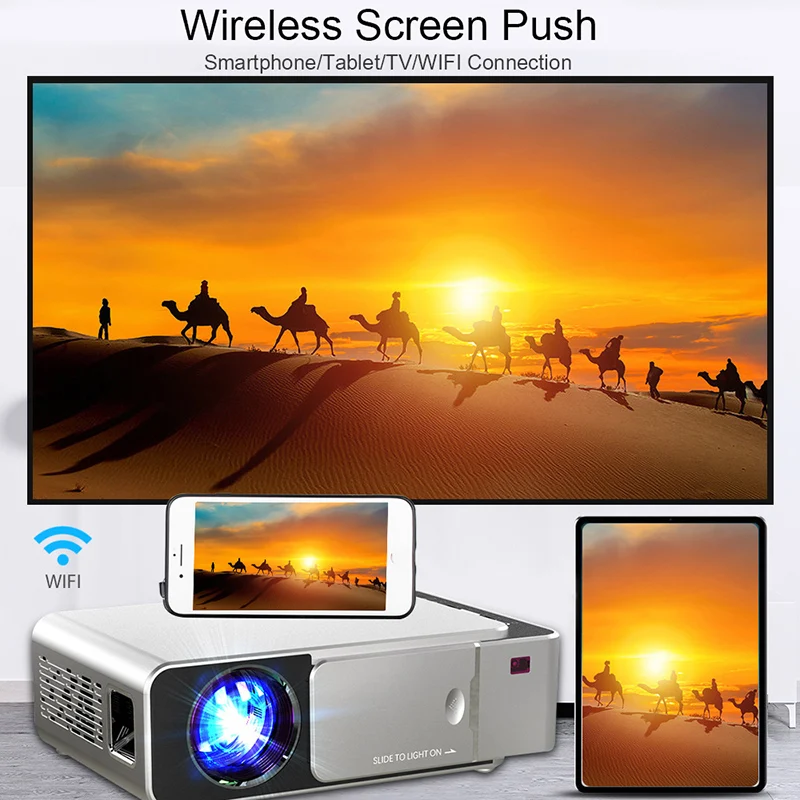 High Quality BX3-A projector phone mobile mirror cast for android LCD projector for entertainment education school