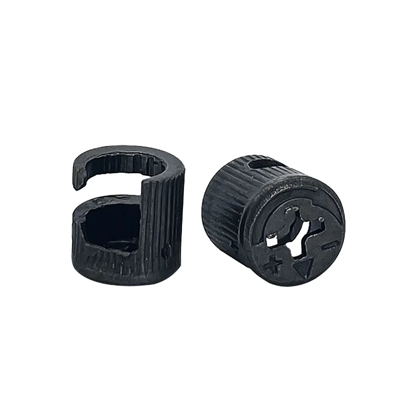 GUOTE Automotive Plastic Fasteners Connecting Bolt Furniture Cabinet Screw Glide Insert End Caps for Chair Table Stool