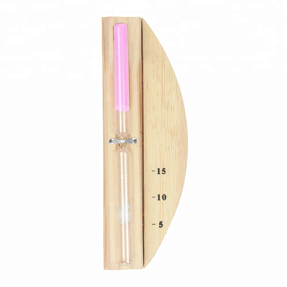 Wall Mounted Hourglass 15 Min Sauna Room Sand Glass Clock /Sauna Sand timer