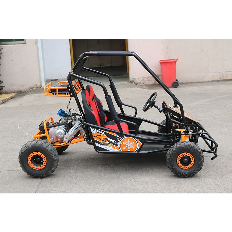Factory Wholesale Gasoline Double Kart Sandy Beach Children and Adults 2 Seater Off-Road Kart