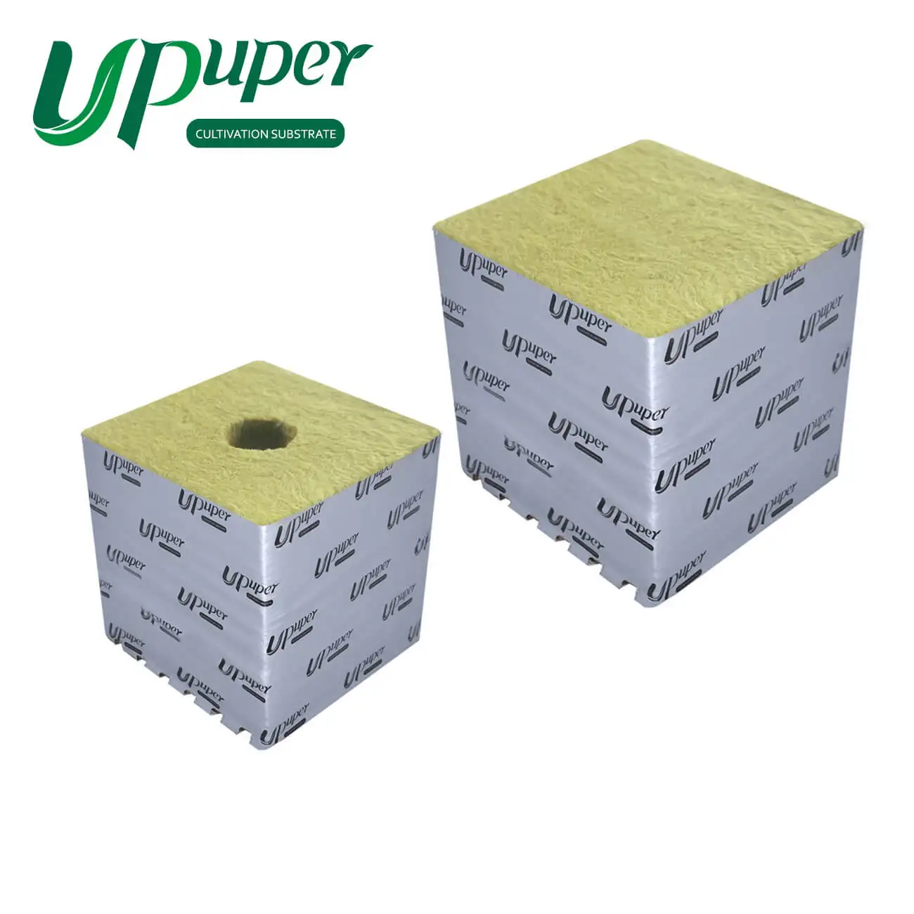 UPuper дышащие мешки для выращивания растений каменной ваты блоки гидро-кубиков
