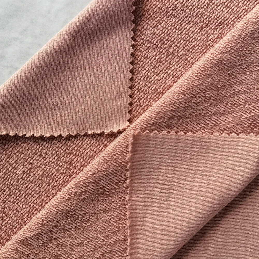 Плотная махровая ткань для свитера из чесаного хлопка, теплая ткань для спортивной одежды на осень и зиму