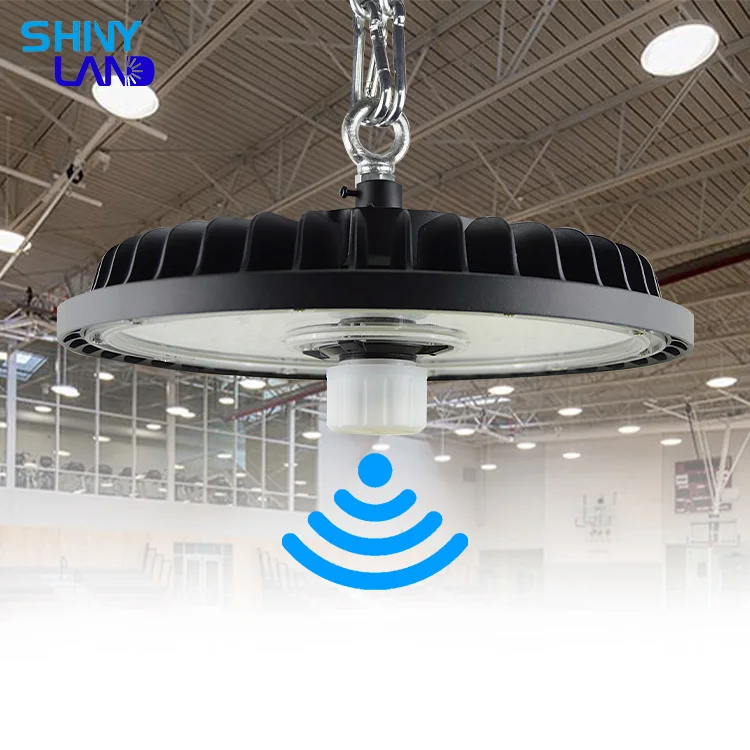 Industrial lighting Motion sensor UFO High Bay Light 240w 200w 150W 100w dimming Highbay Warehouse led Lighting
