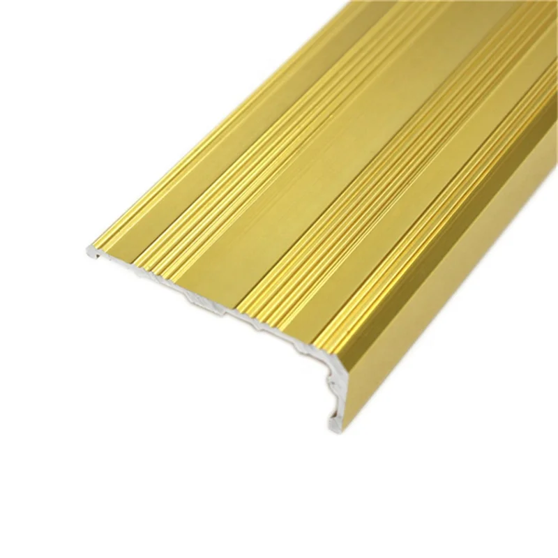 Aluminum Alloy L Shape Anti Slip Stair Edging Stair Nosing for Ceramic Tile