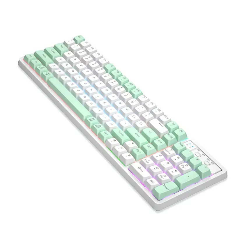 Factory OEM102 Key Mechanical Shaft Keyboard Wired Professional Game Studio Mechanical Keyboard
